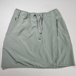 Patagonia Skort Skirt Womens Small Green Fleetwith Skort Stretchy Performance